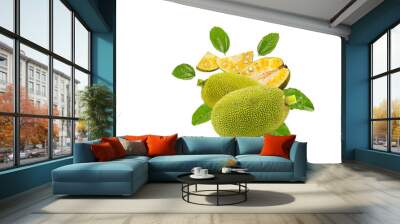 Jackfruit isolated on transparent png Wall mural