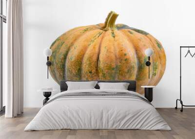 pumpkin isolated on white background Wall mural