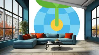 nature flat icon Wall mural