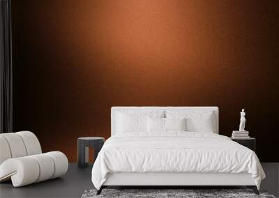 Brown abstract background, dark pattern, gradient, vignette, noise grain texture, production backdrop. Wall mural