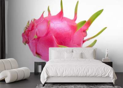 Dragon fruit, Fresh White  Dragon fruit isolated on white backgr Wall mural