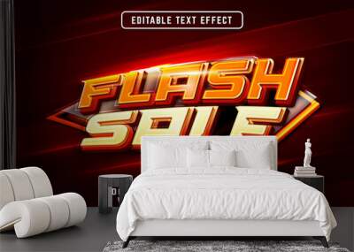 Flash sale 3d modern concept text effect Wall mural