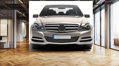 Contemporary luxury car isolated Wall mural