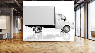 Delivery truck Wall mural