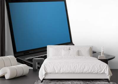 Laptop isolated Wall mural