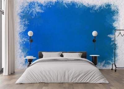 winter frame Wall mural