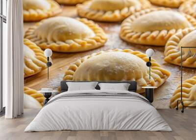 a freshly empanada dough Wall mural