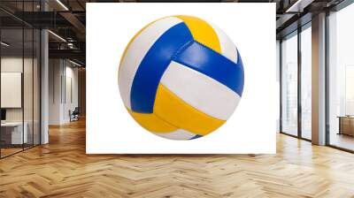 Volleyball Ball Isolated on White Background Wall mural