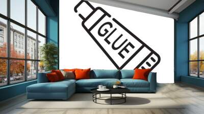 glue icon design vector template Wall mural