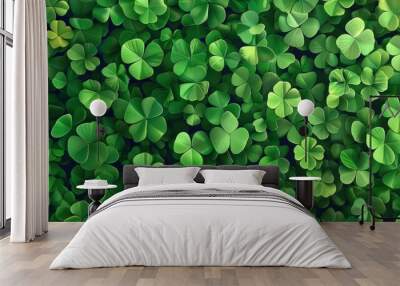 Clover Leaves Wall mural