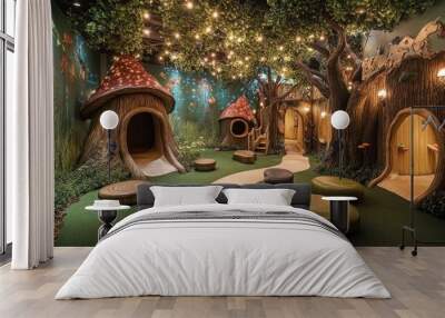 Enchanted Woodland Play Area Wall mural