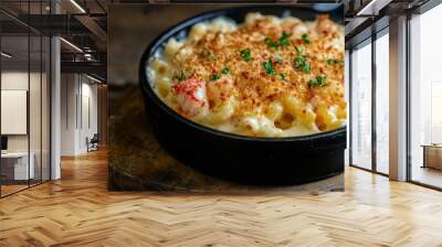 Lobster Mac and Cheese with Breadcrumbs Wall mural