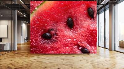 Watermelon Slice Close-Up Wall mural