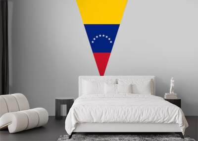 Illustration of venezuela flag Template Wall mural