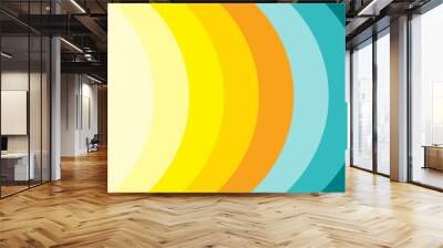 colorful abstract pattern background. template summer concept. vector illustration Wall mural