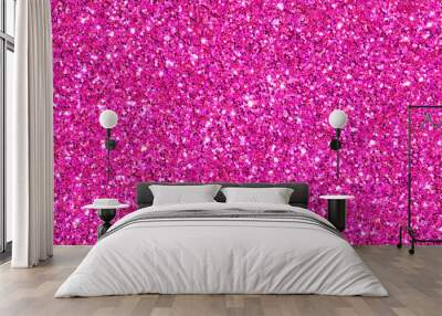 pink glitter texture abstract background Wall mural