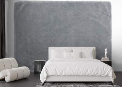 gray fabric  isolated Wall mural