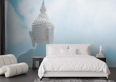 buddha statue in bangkok thailand Wall mural