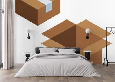 box line icon,linear,outline,graphic,illustration Wall mural