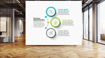 Business data visualization. timeline infographic icons designed for abstract background template milestone element modern diagram process technology digital marketing data presentation chart Vector Wall mural