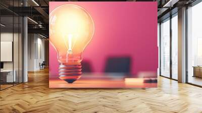 Bright Idea. Wall mural