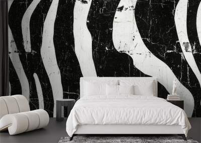 abstraction of  zebra texture  , copy space for text, Wall mural