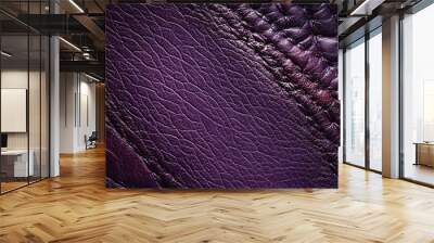 leather texture purple . , isolated on white background,  , free space text, copy space, copy space for text, Wall mural