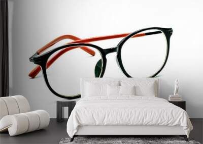 Round Glasses Women.Already used The image is sharp close.Is a good background.Suitable for use.	 Wall mural