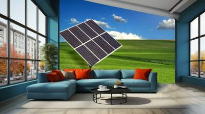 Solar Panel Sun Tracking System Wall mural