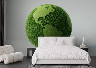 Green Earth Globe Wall mural