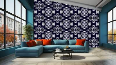 seamless damask pattern Wall mural