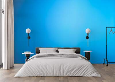 abstract background gradient in blue. Wall mural