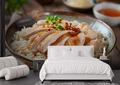 hainanese  chicken rice Wall mural