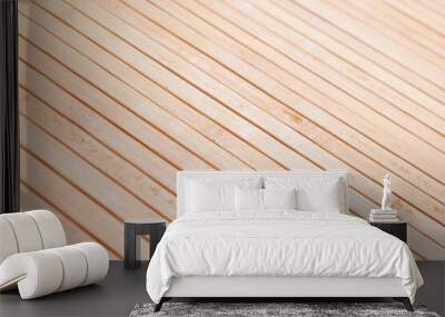 brown plank wood texture background, timber for design Wall mural