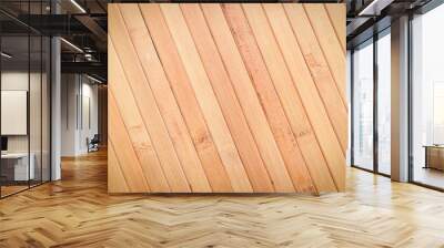 brown plank wood texture background, timber for design Wall mural