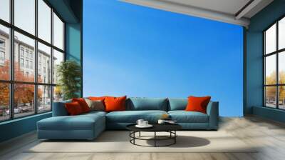 clear blue sky background Wall mural