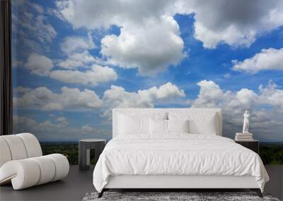 cloudy on dramatic sky Wall mural