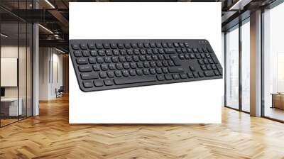 Slim thai and english keyboard, isolated on white background. Wall mural