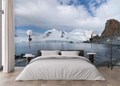 sea Antarctica iceberg coast in Antarctica South pole Wall mural