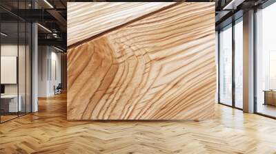 Natural wooden texture with rich grains and warm tones ideal for backgrounds or design elements. Wall mural