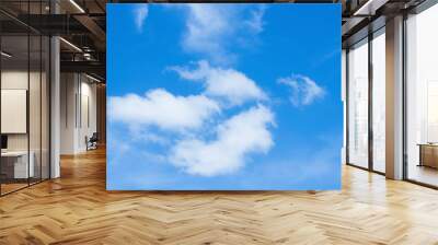  Blue skies and clouds with a vast imagination. Wall mural