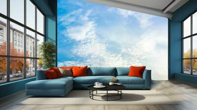  Clouds in the air change shape in many. Wall mural