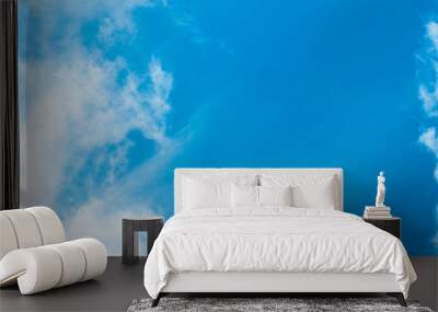 Air clouds in the blue sky. Wall mural