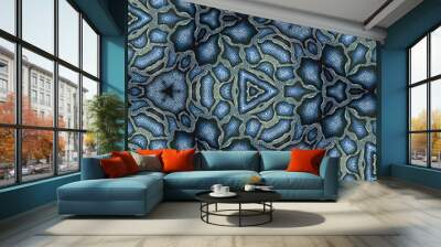 Background of Thai style fabric pattern Wall mural