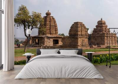 Temples de Pattadakal, Badami, Inde Wall mural