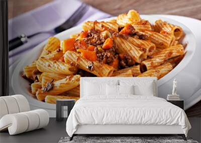 Macaroni Bolognese Wall mural