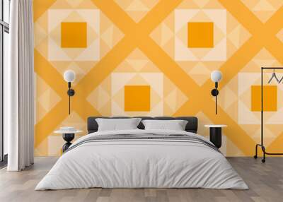 Geometric Seamless Pattern Rhombus Square.Cubism  Design. Wall mural