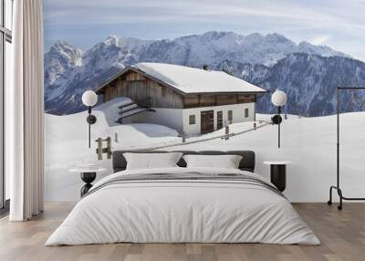 winter am wilden kaiser Wall mural