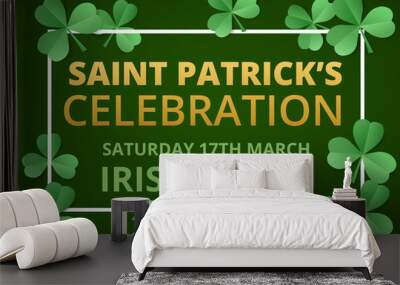 Saint Patricks Day Celebration Wall mural