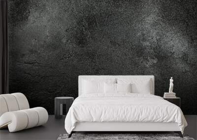 Black textured wet asphalt background. Wall mural